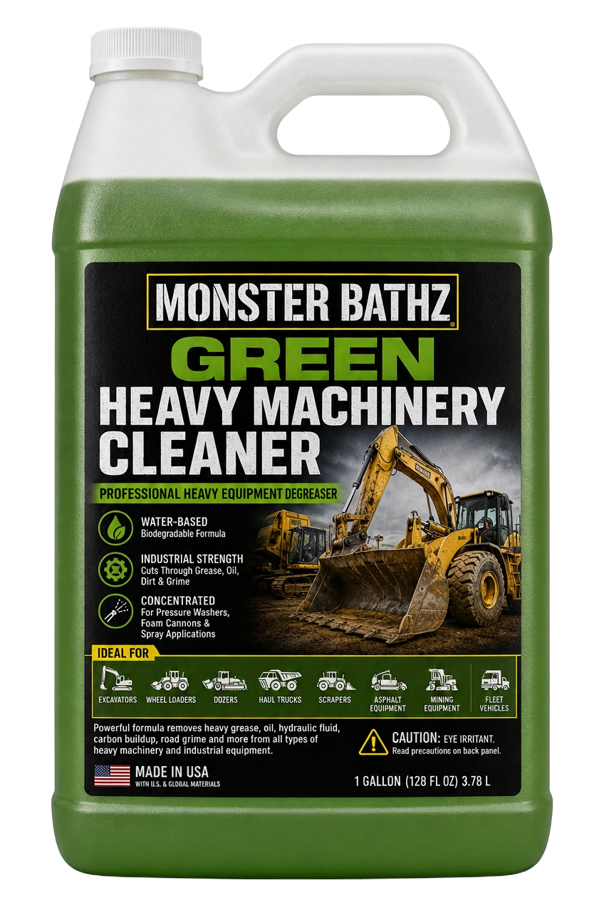 Green Heavy Machinery Cleaner