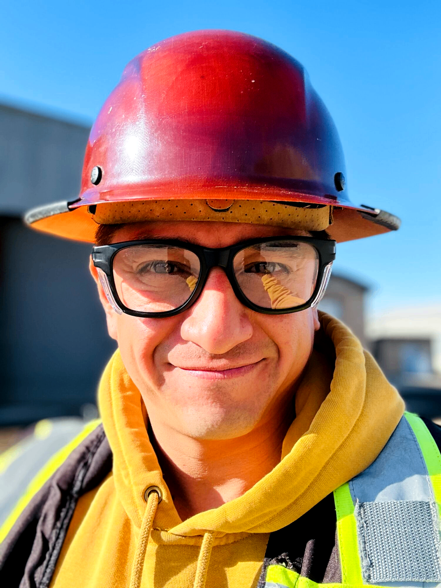 Ekalak Lakshana, founder of Monster Bathz, in high-vis safety gear